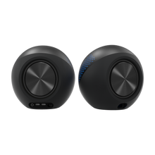 Görseli Galeri görüntüleyiciye yükleyin, CREATIVE Pebble X 2.0 USB-C Bilgisayar Hoparlörü, Ayarlanabilir RGB Aydınlatmalı, Bluetooth 5.3, USB Ses, PC Ve Mac İçin 60 W Güç
