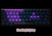 Görseli Galeri görüntüleyiciye yükleyin, Tai-Hao Rubber Gaming Aydınlatmalı Keycaps Set - 22 Keys Rubberized DoubleShot Key Caps (  Purple Mystery )
