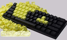 Görseli Galeri görüntüleyiciye yükleyin, Tai-Hao Rubber Gaming Aydınlatmalı Keycaps Set - 22 Keys Rubberized DoubleShot Key Caps (Zinc Sarı)
