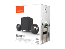 Görseli Galeri görüntüleyiciye yükleyin, Creative Pebble Plus 2.1 35W Multimedya Stereo Hoparlör Seti - Siyah
