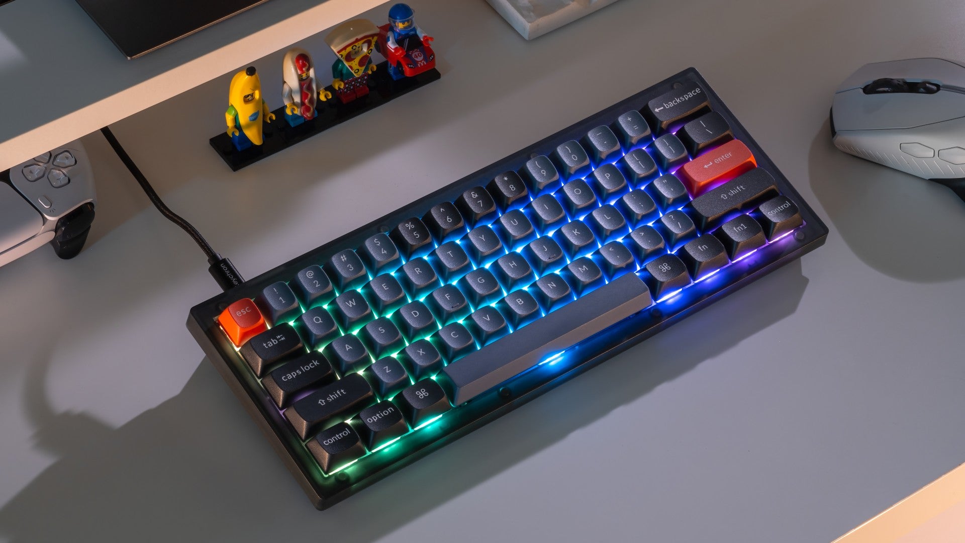 Keychron V4 QMK Custom - Keychron K Pro Red Switch -RGB- Hot Swap