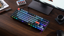 Görseli Galeri görüntüleyiciye yükleyin, Keychron V3 QMK Custom - Keychron K Pro Brown Switch -RGB- Hot Swap - Mechanical Keyboard Full Assembled  - Carbon Black
