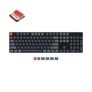 Keychron K5SE Kablosuz Mekanik Oyuncu Klavyesi-Hot-Swappable-RGB-Bluetooth 5.1-Multitasking-Optical Red Switch-Low Profile