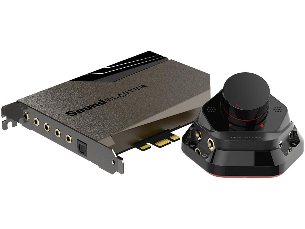 Creative Sound Blaster AE-7 - Hİ-Res- Dahili PCIe Ses Kartı, Dört Çekirdekli İşlemci, 127dB DNR ESS SABER 9018 DAC, Xamp  Bi-amp,  5.1 /  7.1 HD, Dolby DTS