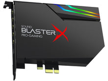 Görseli Galeri görüntüleyiciye yükleyin, Creative Sound BlasterX AE-5 Plus -Hi-res- 32-bit / 384 kHz - PCI-e Oyuncu Ses Kartı  RGB Aydınlatma, Dolby Digital Live ve DTS Kodlamalı DAC
