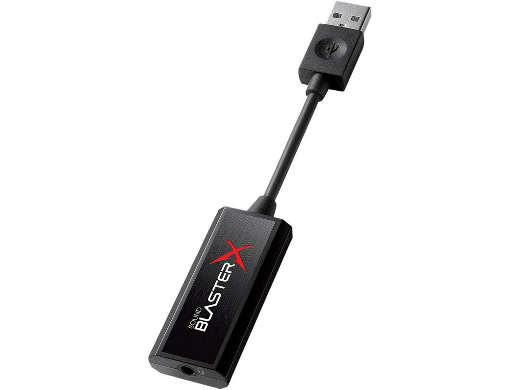 Creative Sound BlasterX G1 7.1 -HD - 24-Bit / 96 KHz Taşınabilir Oyun USB DAC Ses Kartı , Kulaklık Amplifikatörü