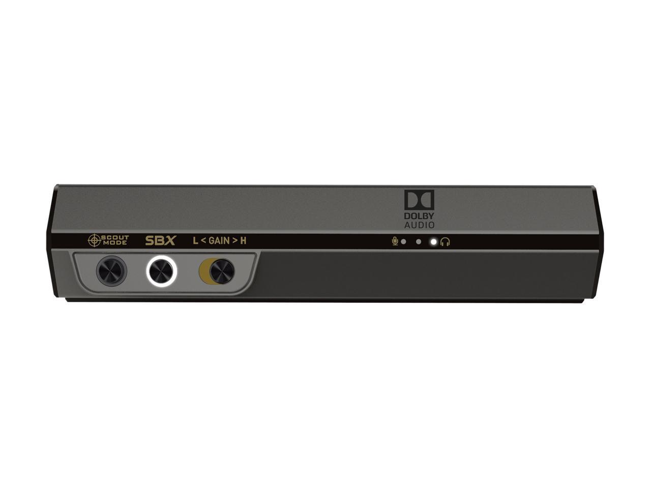 Creative Sound BlasterX G6 - 7.1 - Hi-Res -32bit/384kHz Gaming DAC