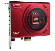 Görseli Galeri görüntüleyiciye yükleyin, Creative Sound Blaster Z SE  PCI-e Ses Kartı ve DAC, 24-bit / 192 kHz, 116 dB SNR, ASIO, 600Ω Kulaklık Amplifikatörü, Mikrofon EQ, 5.1 / 7.1, Dolby Digital Live, DTS Destekli
