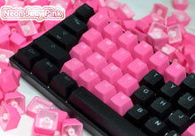 Görseli Galeri görüntüleyiciye yükleyin, Tai-Hao Rubber Gaming Aydınlatmalı Keycaps Set - 22 Keys Rubberized DoubleShot Key Caps ( Jelly Pembe )
